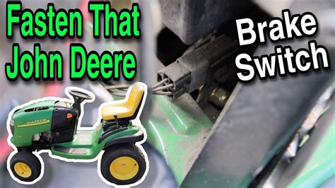 Move the throttle to the "Run" position and push in the choke all the way. . John deere 345 brake safety switch location
